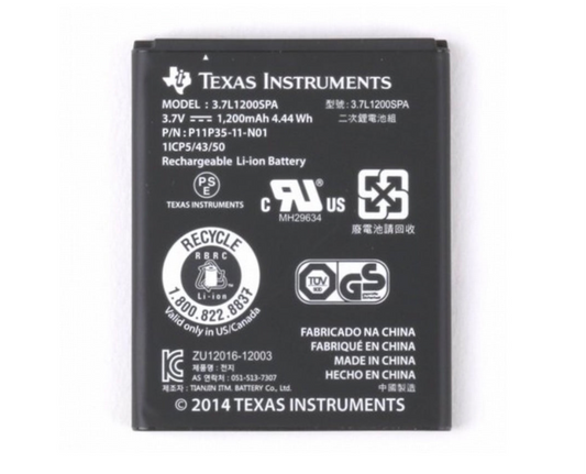 Batterij voor Texas-instruments TI-84 plus CE-T